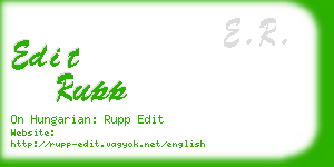 edit rupp business card